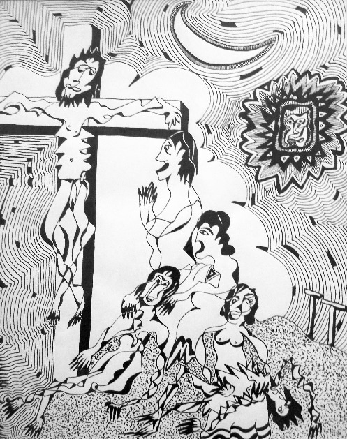 Au pied de la croix, c. 1973 — José García Tella