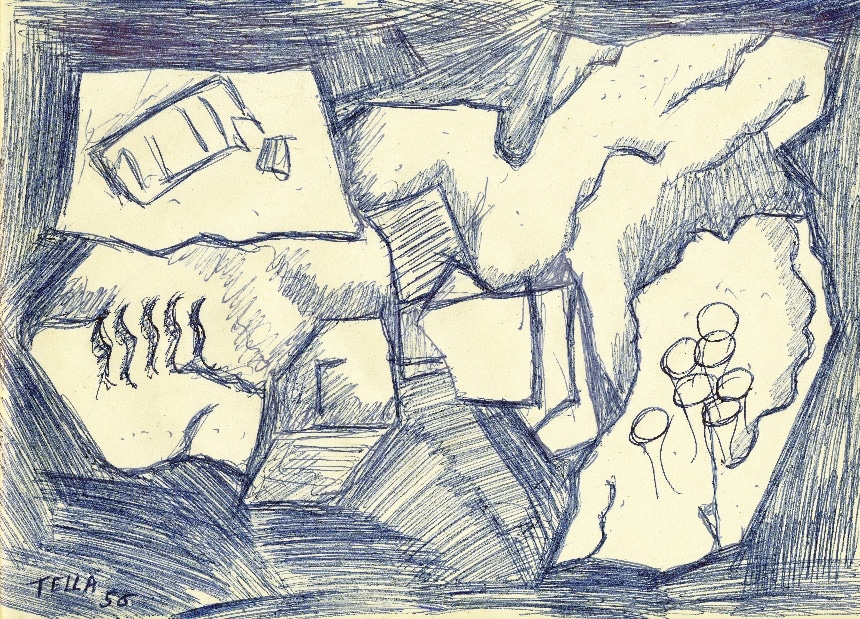 Composition (étude pour tableau toccata), 1956 — José García Tella