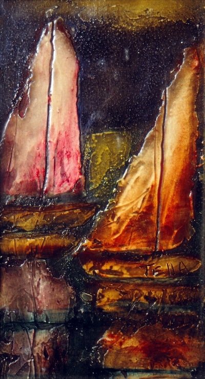 Deux voiliers, c. 1970 — José García Tella
