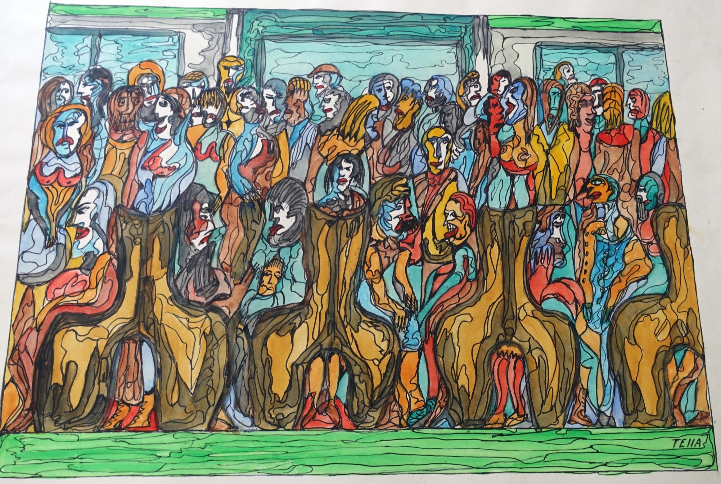 Heure de pointe, c. 1976 — José García Tella