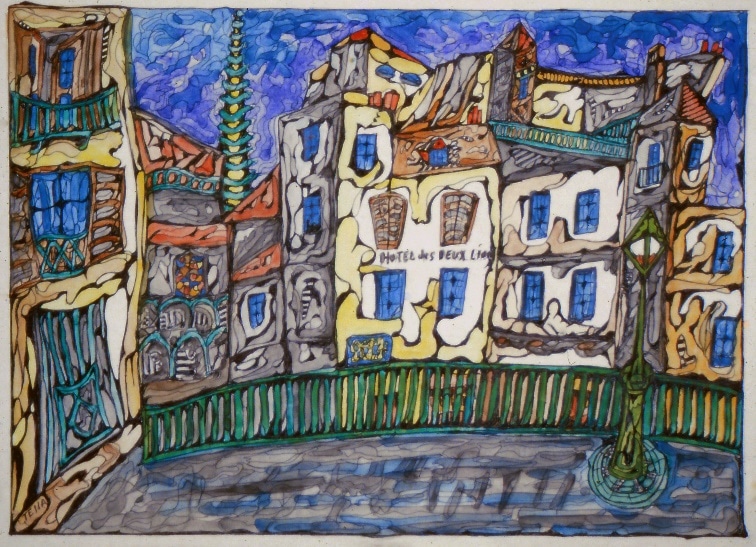 Hôtel des 2 lions, c. 1970 — José García Tella