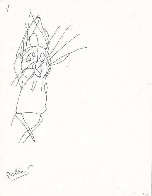 Le moulin (estudio 1 bis reverso), 1976 — José García Tella