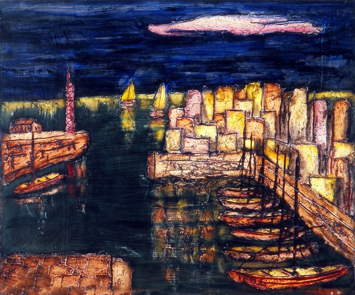 Les jetées du port, c. 1970 — José García Tella