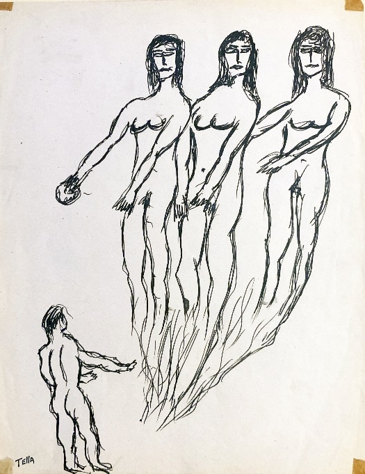 Les trois muses, c. 1955 — José García Tella