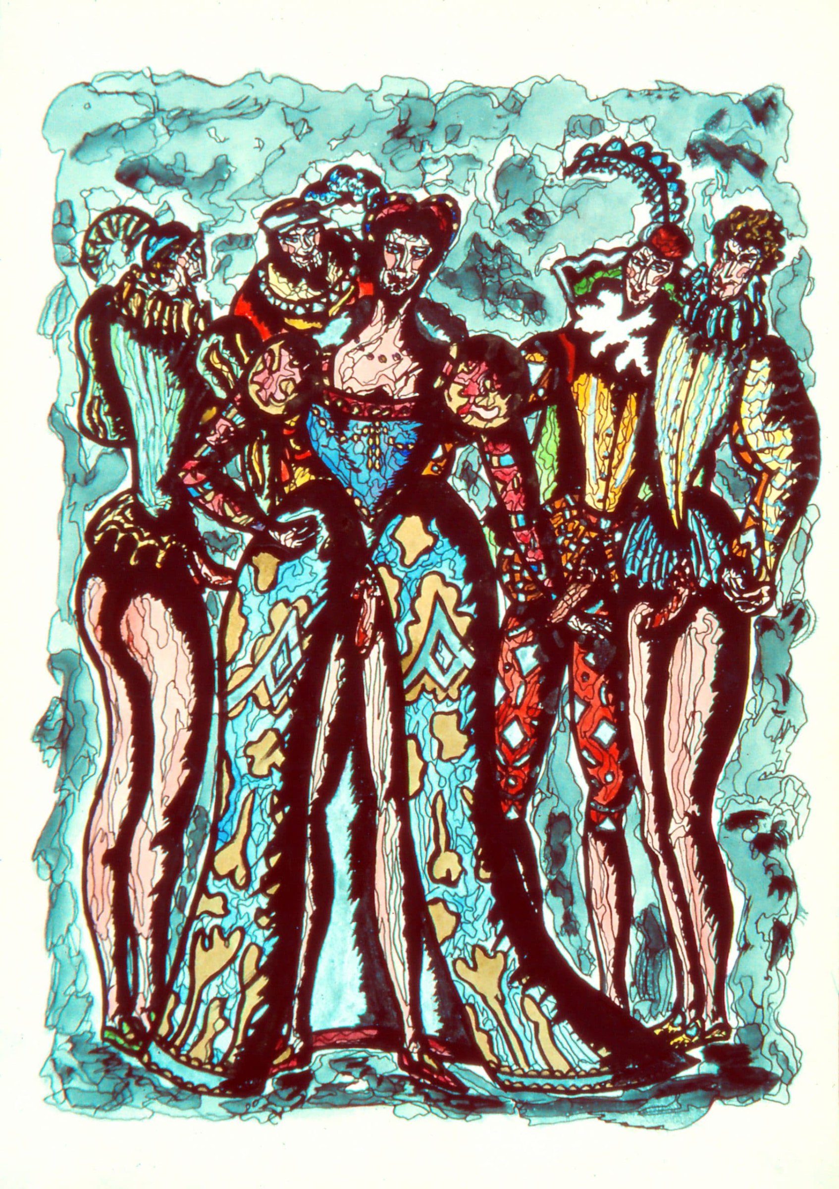 Phallus 8-les courtisanes, 1957 — José García Tella