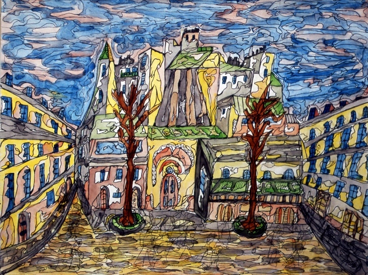 Place st André des arts, 1978 — José García Tella