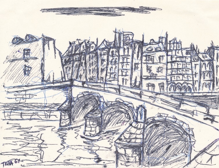 Pont du vieux Paris, 1961 — José García Tella
