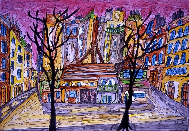 St André des arts, c. 1978 — José García Tella