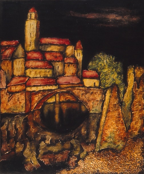 Village avec pont, 1964 — José García Tella