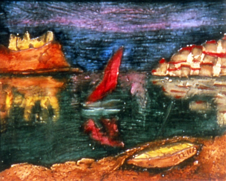 Voilier et château, 1972 — José García Tella