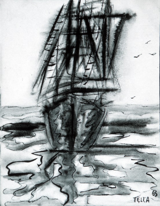 Voilier sur l’océan, 1963 — José García Tella